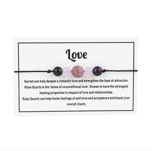 Healing Crystal Stone Beads Bracelets‎